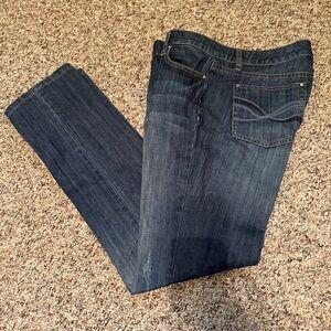 White House Black Market Slim Leg Blue Jeans size 8